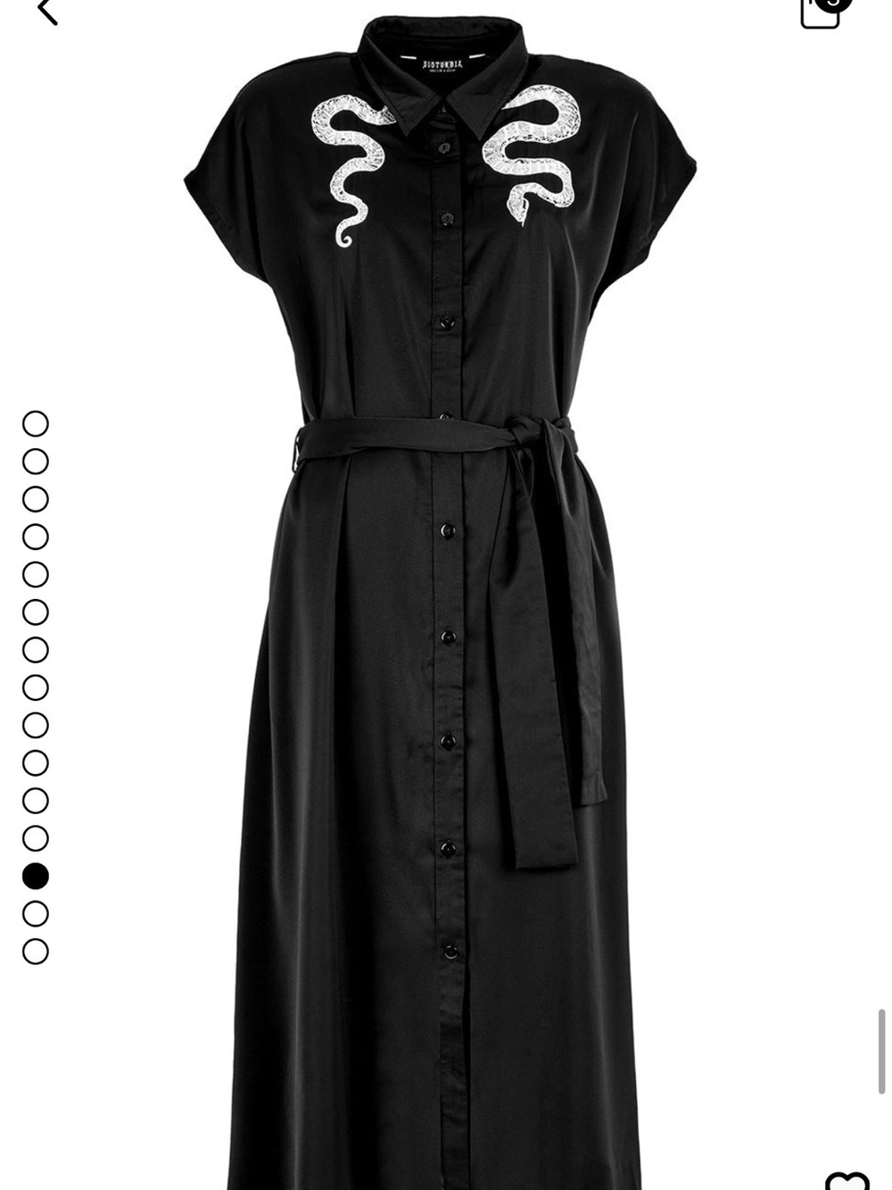 Disturbia Slither Relaxed Midaxi Dress NEW WITH TAGS SOLD OUT ONLINE Size US16 - Picture 11 of 12